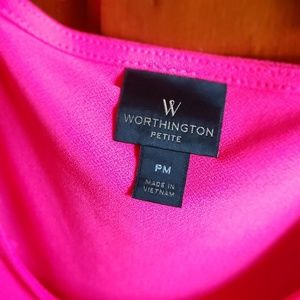 Worthington Tops - Hot pink blouse Worthington Tops - Hot pink blouse